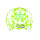 Casquette Enfant Verte Fluo et Blanche Originale Smoky NY Baseball 7 a 11 ans Casquette Enfant Hip Hop Honour