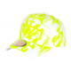 Casquette Enfant Jaune Fluo et Blanche Originale Smoky NY Baseball 7 a 11 ans Casquette Enfant Hip Hop Honour