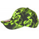 Casquette Enfant Verte Fluo Noire Originale Smoky Baseball 7 a 11 ans Casquette Enfant Hip Hop Honour