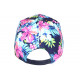 Casquette Enfant Bleue et Roses Fleurs Tropicales Exotiques Hawai 7 a 12 ans Casquette Enfant Hip Hop Honour