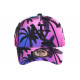 Casquette Enfant Rose et Violette Palmiers Tropical 7 a 12 ans Casquette Enfant Hip Hop Honour