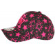 Casquette Enfant Rose et Noire Etoiles Fashion Staring de 7 a 12 ans Casquette Enfant Hip Hop Honour