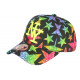 Casquette Enfant Etoiles Multicolores Fashion Staring 7 a 12 ans Casquette Enfant Hip Hop Honour