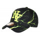 Casquette NY Jaune Fluo Noire Print Original Streetwear Baseball Eklyr CASQUETTES Hip Hop Honour