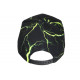 Casquette Enfant Jaune Fluo Noire Originale Eklyr NY Baseball 7 a 12 ans Casquette Enfant Hip Hop Honour