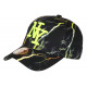 Casquette NY Jaune Fluo Noire Design Original Streetwear Baseball Eklyr CASQUETTES Hip Hop Honour