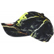 Casquette NY Jaune Fluo Noire Design Original Streetwear Baseball Eklyr CASQUETTES Hip Hop Honour