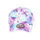 Casquette Enfant Etoiles Roses Bleues Fashion NY Baseball 7 a 12 ans Casquette Enfant Hip Hop Honour