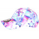 Casquette Enfant Etoiles Roses Bleues Fashion NY Baseball 7 a 12 ans Casquette Enfant Hip Hop Honour