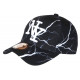 Casquette Enfant Blanche et Noire Originale Eklyr NY Baseball 7 a 12 ans Casquette Enfant Hip Hop Honour