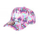 Casquette Enfant Rose Love Coeurs Fashion Heartly NY Baseball 7 a 12 ans Casquette Enfant Hip Hop Honour