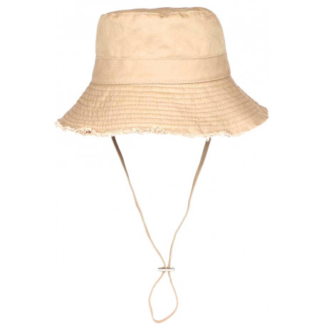 Chapeau Bob Ficelle Beige Prestige en Coton Urban Myxjack BOB Nyls Création