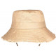 Chapeau Bob Ficelle Beige Prestige en Coton Urban Myxjack BOB Nyls Création