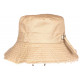 Chapeau Bob Ficelle Beige Prestige en Coton Urban Myxjack BOB Nyls Création