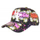 Casquette Enfant Originale Rouge Rose Cartoon NY Baseball 7 a 12 ans Casquette Enfant Hip Hop Honour