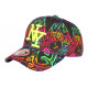 Casquette Enfant Jaune Fluo Rouge Coeurs Originale Drawwy NY 7 a 12 ans Casquette Enfant Hip Hop Honour