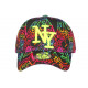 Casquette Enfant Jaune Fluo Rouge Coeurs Originale Drawwy NY 7 a 12 ans Casquette Enfant Hip Hop Honour