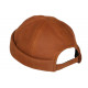 Bonnet Docker Cuir Marron Camel Biker Koyoon Aussie Apparel BONNETS Aussie Apparel