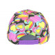 Casquette Enfant Jaune Fluo Rose Coeurs Tendance Fullhearts 7 a 12 ans Casquette Enfant Hip Hop Honour