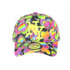 Casquette Enfant Jaune Fluo Rose Coeurs Tendance Fullhearts 7 a 12 ans Casquette Enfant Hip Hop Honour