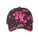 Casquette Enfant Coeurs Roses Lovely NY Baseball 7 a 12 ans Casquette Enfant Hip Hop Honour