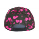 Casquette Enfant Coeurs Roses Lovely NY Baseball 7 a 12 ans Casquette Enfant Hip Hop Honour