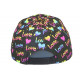 Casquette Enfant Coeurs Jaunes Roses Originale Lovely 7 a 12 ans Casquette Enfant Hip Hop Honour