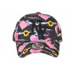 Casquette Enfant Rose Coeurs et fleurs Lovely Tendance 7 a 12 ans Casquette Enfant Hip Hop Honour