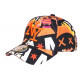 Casquette Enfant Bande Dessinee Orange Drawwy Fashion NY 7 a 12 ans Casquette Enfant Hip Hop Honour