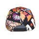 Casquette Enfant Bande Dessinee Orange Drawwy Fashion NY 7 a 12 ans Casquette Enfant Hip Hop Honour