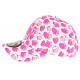 Casquette Enfant Fraise Rose Strawyberry Fashion NY 7 a 12 ans Casquette Enfant Hip Hop Honour