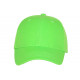 Casquette Baseball Verte Fluo Fashion CASQUETTES Nyls Création