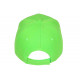 Casquette Baseball Verte Fluo Fashion CASQUETTES Nyls Création