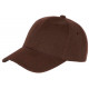 Casquette Baseball Marron Fonce Tendance CASQUETTES Nyls Création