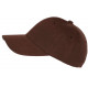 Casquette Baseball Marron Fonce Tendance CASQUETTES Nyls Création