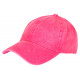 Casquette Baseball Rose Vintage Coton Délavé Tendance Onyox CASQUETTES Nyls Création