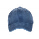 Casquette Baseball Bleue Denim Vintage Coton Délavé Tendance Onyox CASQUETTES Nyls Création