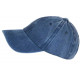 Casquette Baseball Bleue Denim Vintage Coton Délavé Tendance Onyox CASQUETTES Nyls Création