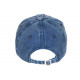 Casquette Baseball Bleue Denim Vintage Coton Délavé Tendance Onyox CASQUETTES Nyls Création