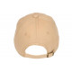 Casquette Baseball Beige en Coton Classe Tendance Lefyk CASQUETTES Nyls Création