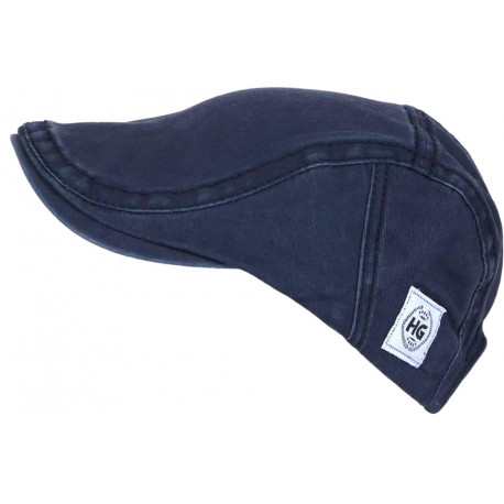 Beret Casquette Bleu Denim en Coton Tendance Homme et Femme Elyk CASQUETTES Nyls Création