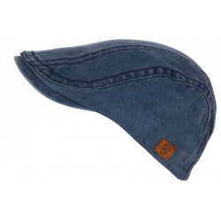 Beret Casquette Bleue Denim Coton Sportswear Ete Tendance Revyk CASQUETTES Nyls Création