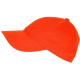 Casquette Baseball Orange en Coton Classe Tendance Lefyk CASQUETTES Nyls Création