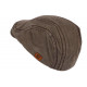 Beret Casquette Marron en Coton Sportswear Ete Tendance Revyk CASQUETTES Nyls Création