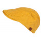 Beret Casquette Jaune en Coton Sportswear Ete Tendance Revyk CASQUETTES Nyls Création