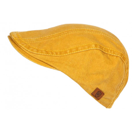 Beret Casquette Jaune en Coton Sportswear Ete Tendance Revyk CASQUETTES Nyls Création