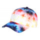 Casquette Los Angeles Bleue et Jaune Palmiers Tropical Sunrise Baseball CASQUETTES Hip Hop Honour