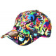 Casquette Enfant Lion Jaune et Bleue Fantaisie NY Baseball Wild 7 a 12 ans Casquette Enfant Hip Hop Honour