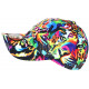 Casquette Enfant Lion Jaune et Bleue Fantaisie NY Baseball Wild 7 a 12 ans Casquette Enfant Hip Hop Honour