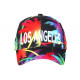 Casquette Los Angeles Multicolore Palmiers Tropical Sunrise Baseball CASQUETTES Hip Hop Honour